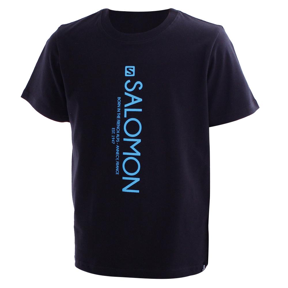 SALOMON UK SIDE ALLEY SS B - Kids T-shirts Black,VBRU84923